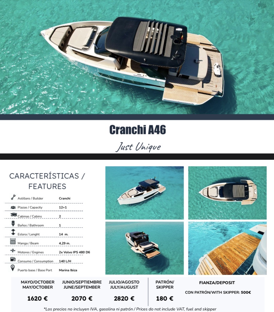 Cranchi A46 Just Unique
